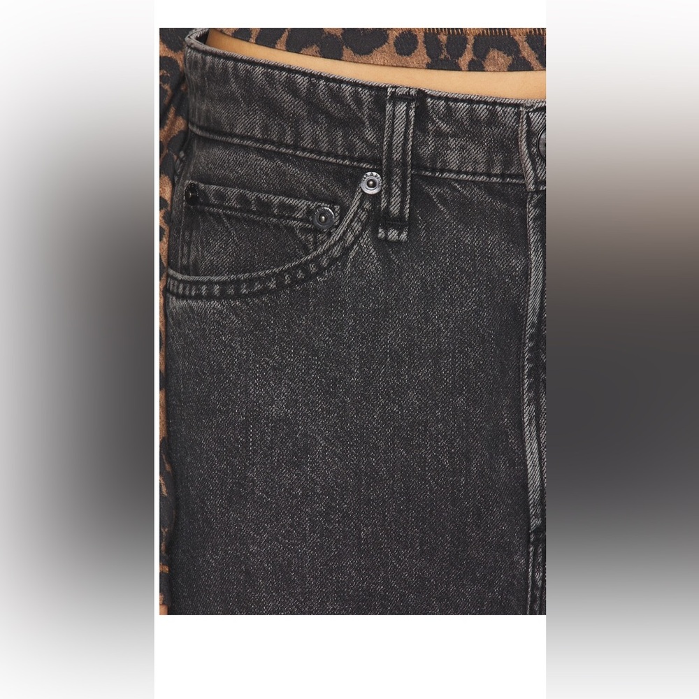 Rag & Bone Featherweight Logan Wide leg mid Jeans - Picture 6 of 12